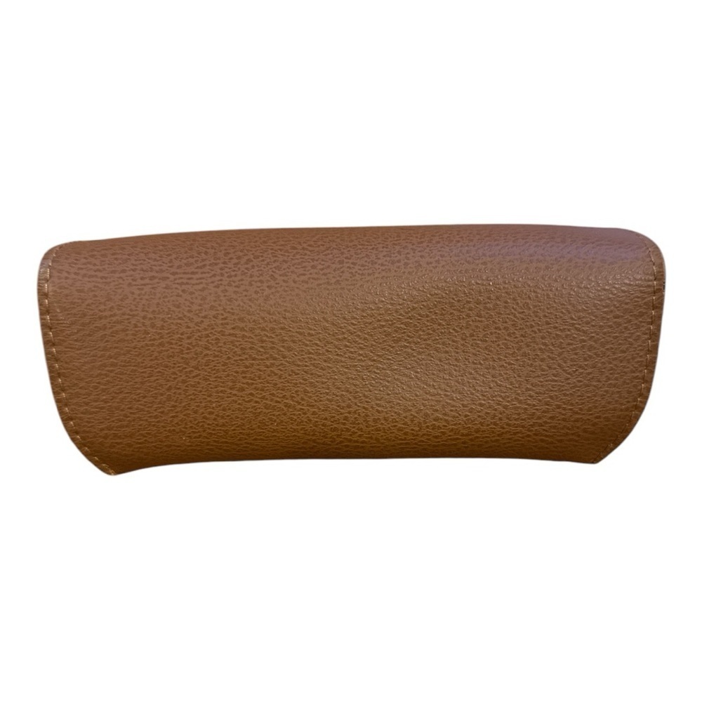 Ray-Ban Brown Leather Glasses Case - Picture 2 of 3